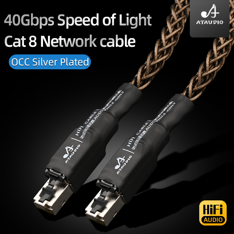 High Speed RJ45 Network Cable  - đánh giá và giá Desk Hifi Setup