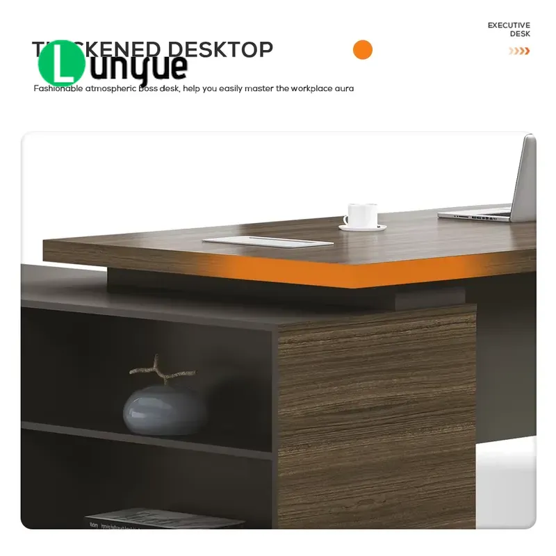 Modern L Shaped Executive Desk - đánh giá và giá Desk Setup Corner