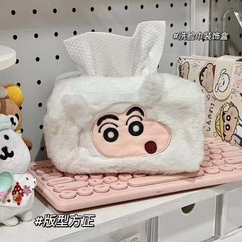 Crayon Shin-chan Tissue Box -  - đánh giá và giá Korean Desk Setup