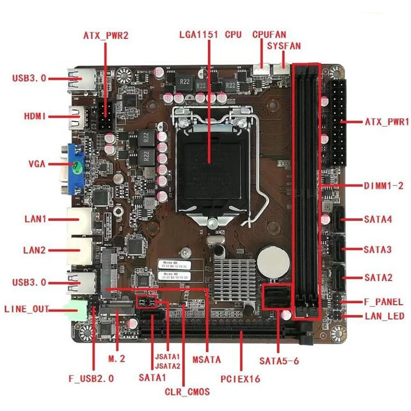B365 Mini-ITX Motherboard LGA  - đánh giá và giá Desk Hifi Setup
