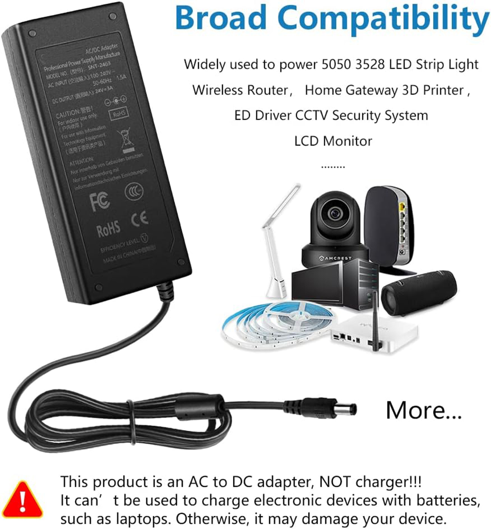24V AC Adapter Charger for Log - đánh giá và giá Desk Setup Speakers