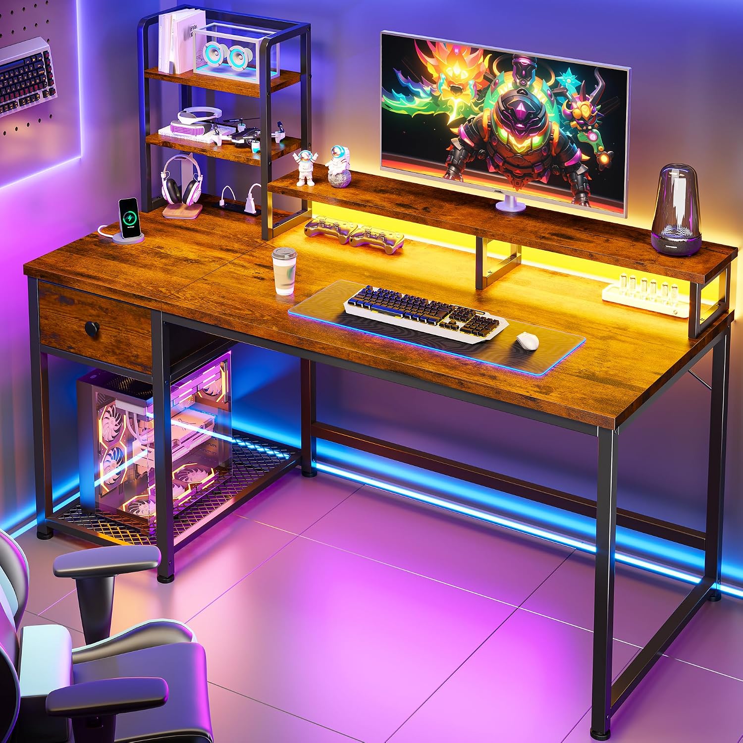 Small Computer Desk With Hutch - đánh giá và giá Desk Setup In Small Bedroom