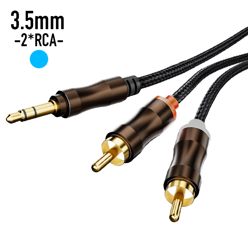 RCA To 3.5 mm Jack Aux Audio C - đánh giá và giá Desk Hifi Setup