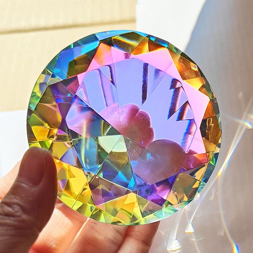 30-80mm AB Colorful K9 Crystal - đánh giá và giá Korean Desk Setup