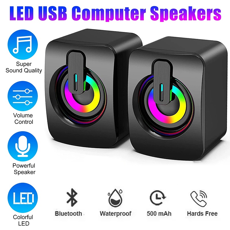 Mini Computer Speakers Volume  - đánh giá và giá Desk Setup Speakers