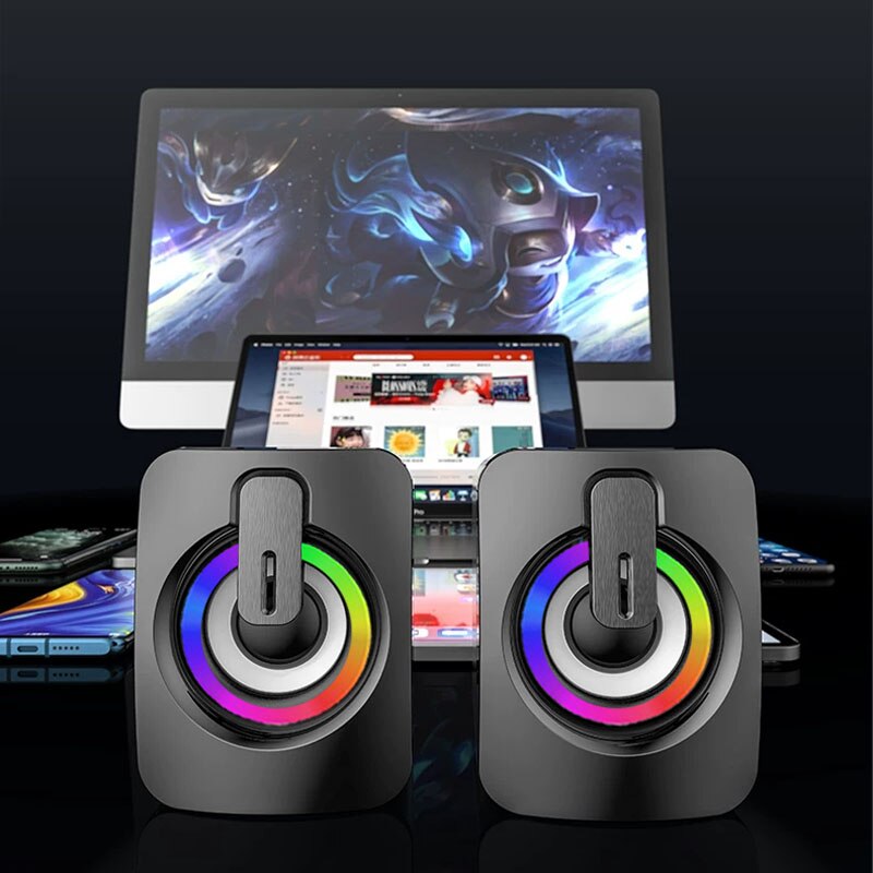 Mini Computer Speakers Volume  - đánh giá và giá Desk Setup Speakers